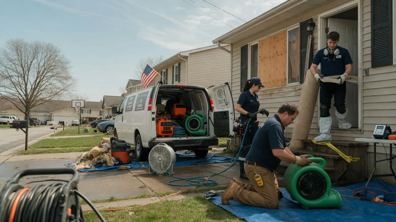 Water Damage Restoration in Bronson, KS near me